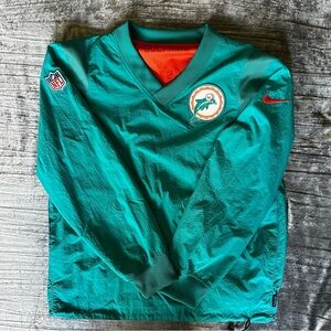 Miami Dolphins Nike Reversible Pullover Windbreaker